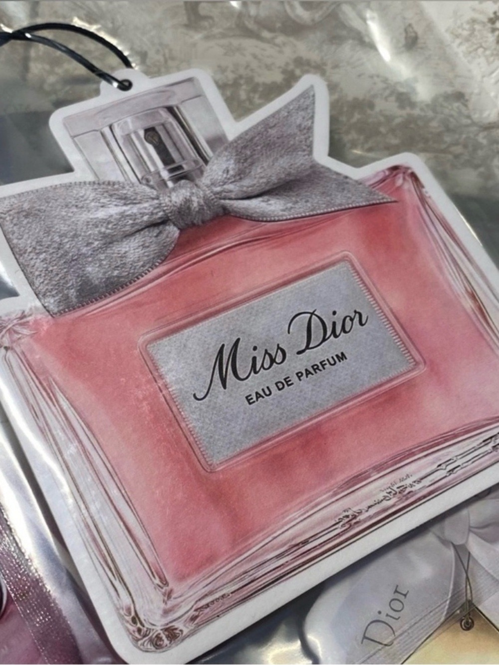 Designer-Inspired Pink Perfume Bottle Air Freshener | Floral & Sweet Scent - Picture 2 of 4